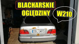 Szczegółowe oględziny Blacharskie Mercedesa "Mietka" W210 2.0 (Tanie Mercedesy...)