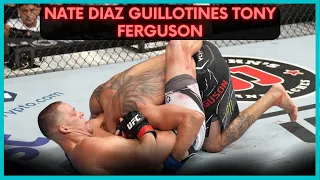 HIGHLIGHTS ufc 279 Nate Diaz vs Tony Ferguson (guillotine)