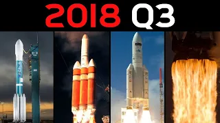 Rocket Launch Compilation 2018 - Q3