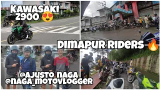 Kohima town welcomes Dimapur riders @ajusto_naga @naga_motovlogger @yakuza_bikers | Z900 in Kohima🔥