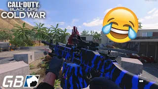 I used an LMG in a GB Match... 😂 || 4v4 SnD Black Ops Cold War Gamebattles