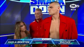 Gunther ataca nuevamente a Ludwing Kaiser en Backstage - WWE Smackdown 15/07/2022 (En Español)