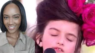 FIRST TIME REACTING TO | ANGELINA JORDAN (8) "WHAT A DIFFERNECE A DAY MAKES" REACTION