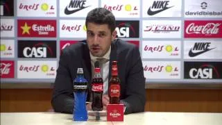 Rueda de Prensa de Julio Velázquez tras el UD Almería (1-1) Villarreal CF - HD