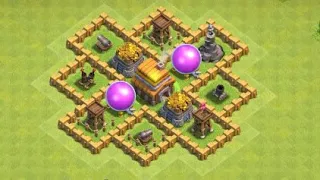 Die beste Base für Rathaus LvL 5 In Clash of Clans (aka CoC)!!