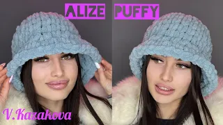 Панама за час из Alize Puffy #puffy