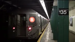 R68A B Trains Leaving 135th Street