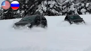 MERCEDES ML OFFROAD IN SNOW / The Best Off Road SUV Mercedes W164