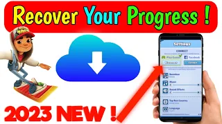 How to recover subway surfers progress | New |