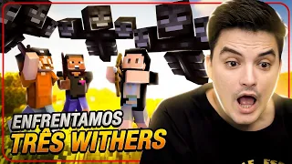 ENFRENTANDO 1 WITHER PRA CADA UM #2-55