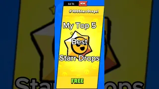 My Top 5 Best Starr Drops #brawlstars #shorts #100starrdrops