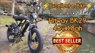Test Officiel: Vélo Électrique HITWAY BK29 e-Bike - Vitesse Max et Autonomie
