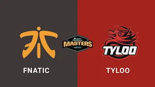 Fnatic vs Tyloo - Group A - BO3 - Inferno -  CORSAIR DreamHack Masters Malmö 2019