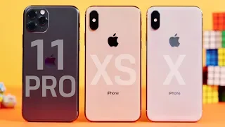 iPhone 11 Pro vs XS vs X SPEED Test!