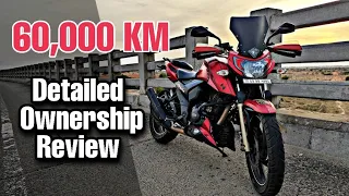 60,000 km TVS Apache RTR 200 4v BS3|ownership review|detailed review|maintenance advice for bike