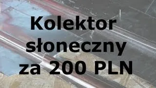 Budowa wodnego kolektora słonecznego