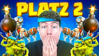 😱🥈Ich bin PLATZ 2 der WELT mit 8000 TROPHÄEN… (Eskalation) | Clash Royale Deutsch