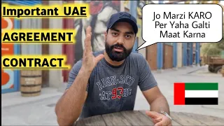 Important Dubai Contracts & Agreement Every One Must Understand | Ye GALTI Maat Karna Warna UNDER Ho