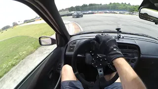 Kakucsring Trackday Honda Civic Type R vs Peugeot 306 GTI-6 POV