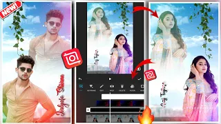 New Viral Full Screen Double Photo Lyrics Status Video Editing In Inshot | Inshot Lyrics Status Vido