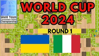 UKRAINE vs ITALY - Round 1 of Carcassonne World Cup