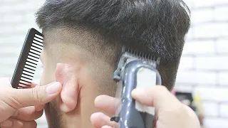 learn haircuts for men | asmr hair cutting tutorial | asmr barber