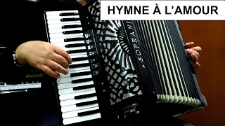 HYMNE À L'AMOUR - ACCORDION POPULAR SONGS