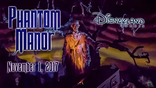 Phantom Manor On Ride Low Light HD POV Disneyland Paris 2017 11 01