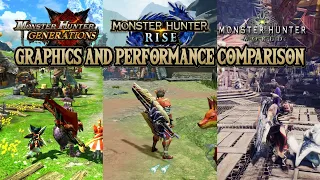 Monster Hunter Rise VS World VS Generations Ultimate - Graphics and Performance Showdown
