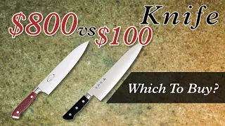 $800 Knife Vs $100 Knife - Which To Buy?