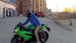 Реакция на новый мотоцикл. Kawasaki ZX-6R