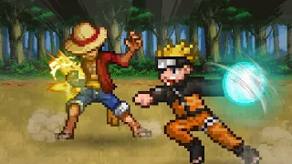 Luffy vs Naruto - Sprite Animation