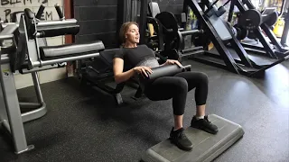 Hip Thrust on Lying Hamstring Curl Machine: How To