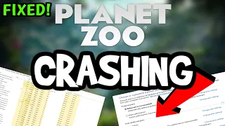 How To Fix Planet Zoo Crashing! (100% FIX)