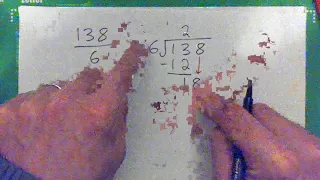 Divide 138 by 6 - Long Division