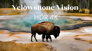 Yellowstone LANDSCAPE (4K UHD) VIDEO  #yellowstone #landscape #4kvideo