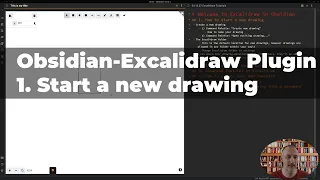 Part 1: Intro to Obsidian-Excalidraw - Start a new drawing