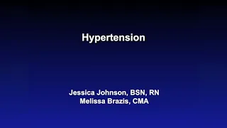 Hypertension Management - Quality Alliance Presentation
