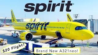 TRIP REPORT: $20 Spirit Airlines | BRAND NEW Airbus A321neo | Dallas/Fort Worth - Chicago (ORD)