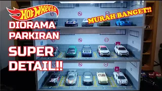 AKHIRNYA PUNYA!!! INI DIA DIORAMA PARKIRAN UNTUK HOT WHEELS!! DIECAST JADI LEBIH TERLIHAT MAHAL!!