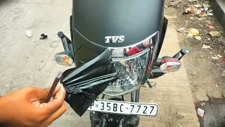 TVS Radeon Vizag Ttf Redium Stickar| Bike Modified Video| #youtubevideo #ttf #tvs #viralvideo #viral