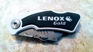 Lenox Gold Folding Utility Knife Overview