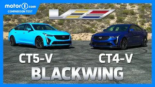 Blackwing Battle!  2022 Cadillac CT4-V and CT-5 Blackwing Review