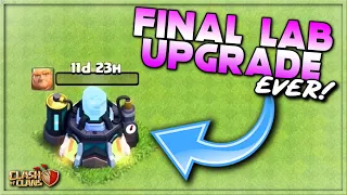 MY FINAL LAB UPGRADE on TH13 FARM TO MAX