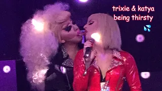 trixie & katya being thirsty for each other