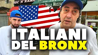 I film PEOPLE in the Bronx (New York) SPEAKING Italian AND THIS HAPPENS...