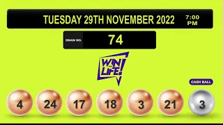 NLCB Online Draws Tuesday 29th November 2022