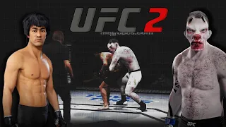 Bruce Lee vs. Albino Minotaur - EA sports UFC 2