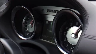 287 km/h in a Mercedes SLS AMG GT on Autobahn - LOUD SOUND