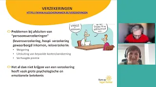 Webinar sociale voorzieningen voor mensen met kanker